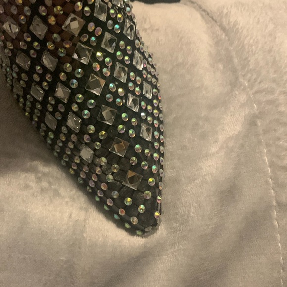 Fish net rhinestone booties - Picture 7 of 10